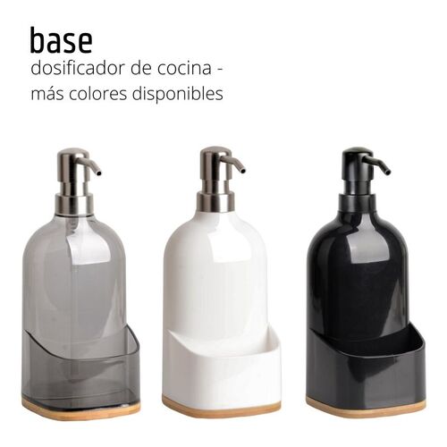 Dosificador de jabón de cerámica BASE - Blanco