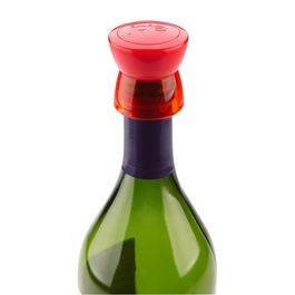 Tapn hermtico para vino. Twist & Seal. rojo