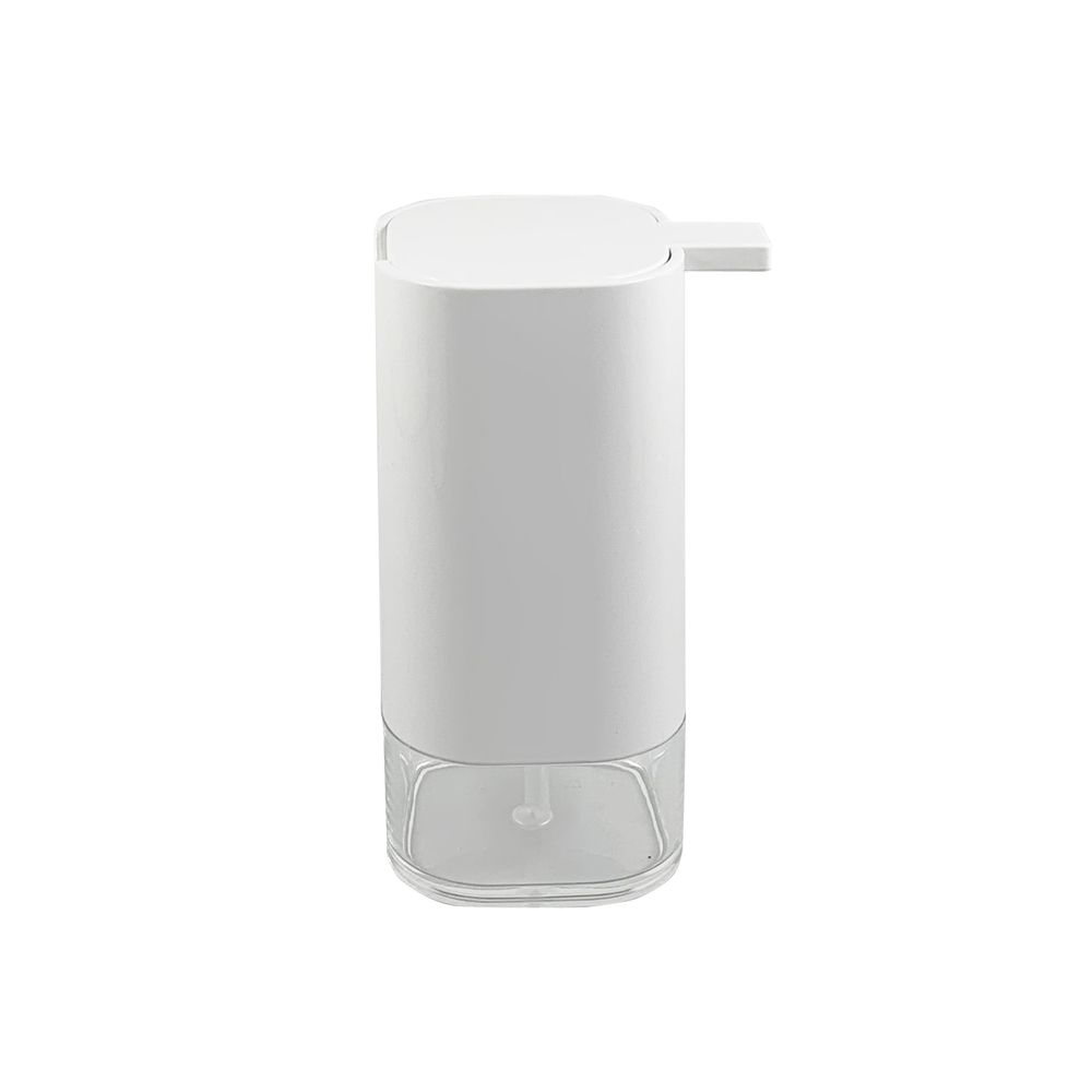 Dosificador dispensador jabón DUO – Blanco / Transparente