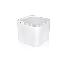 Salero de cocina  con tapa acrlico SQUARE - blanco