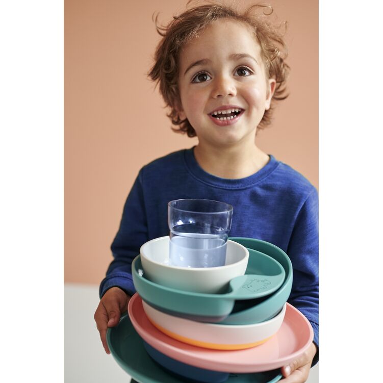 Vajilla infantil Mio set 6 piezas Rosa