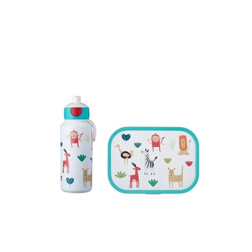 Set Campus (pop-up + lunchbox) - animal friends