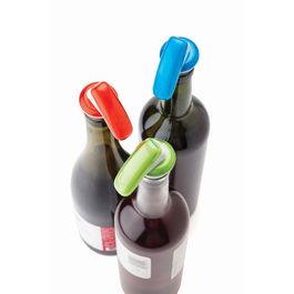 Tapn hermtico para botellas - Rainbow rojo